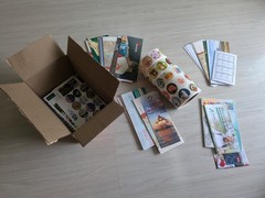 5 Rolls (2500 Stickers) of TRADER JOE’S Stickers and more… 🔥 NEW!