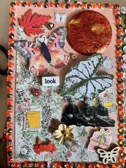Junk Journal /scrapbook! 5 Vintage Junk Journal Ephemera. 5 Cards W/ Envelopes.