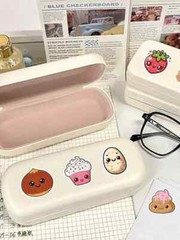 60 PCS Cute Food Stickers Snack Hamburger Pizza Cake Donuts Vinyl Waterproof