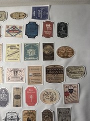 Victorian Trading 50 Gothic Apothecary Potion Labels Planner Journal Stickers
