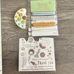 Crate Paper Sweet Branch & Quite Contrary Little Miss Muffet Scrapbook Kits