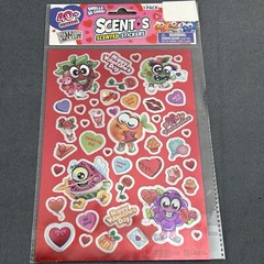 Scentos Valentine’s Day Fruits Metallic Scented Sticker Sheet