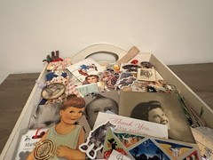 VTG To Modern Junk Journal Scrapbooking Lot. Ephemera Photos Cards Trinkets More