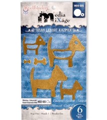 Spellbinders Media Mixage – Dogs One Metal Blanks