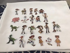 Toy Story Stickers Lot Of 100 Woody Buzz Lightyear Hamm Slinky Dog Mr PotatoHead