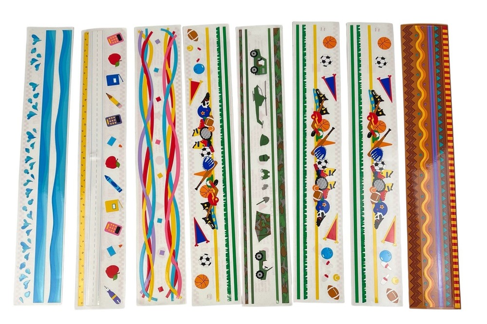 Mrs. Grossman’s Stickers Design Lines Vintage Border Stickers Various Themes