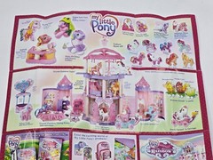 Poster Checklist Insert from G3 My Little Pony Crystal Rainbow Castle Palace