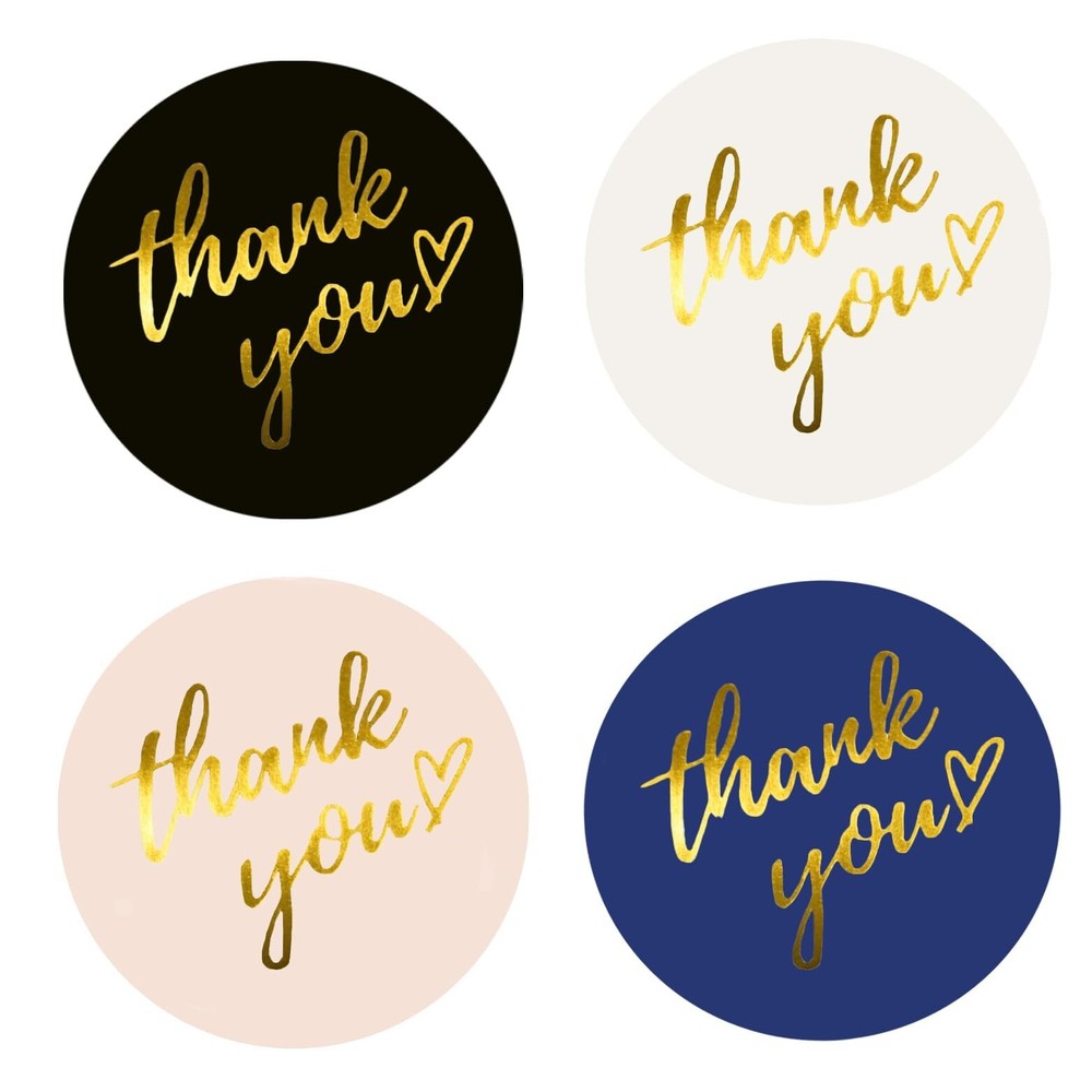 Thank You Stickers | Thank You Stickers for Small Business | 500 Self-Adhesiv…
