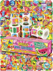 2400 Scratch & Sniff Stickers – Scented Reward Stickers for Kids, Teachers, Craf