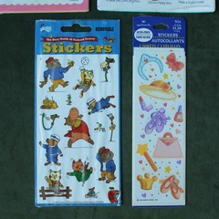 Sticker Lot Mixed Assorted Sticker Sheets Mostly Vintage