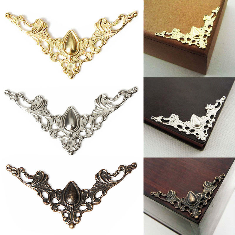 12pcs Jewelry Gift Book Corner Box Album Scrapbook Decorative Protector Cover