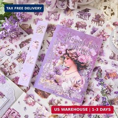 Journaling Sticker Book, 450+ Pre-Cut Vintage Scrapbook Stickers, Junk Journal S