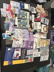 Huge Mixed Scrapbooking Craft Supply Lot K&Co Embellishments Shrink Film NOS