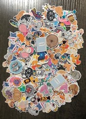 50 mini mystery bundle of stickers, tiny stickers, phone case, laptop, ephemera