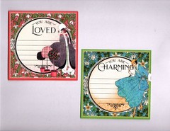 Graphic45 FASHION FORWARD (7PC) 4.5″ x 4.5″ HAND-CUT EPHEMERA CARDS scrapbook