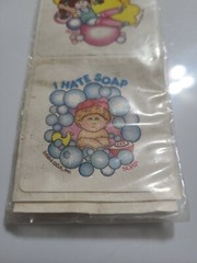 Vintage 80s Cabbage Patch Scratch N Sniff Stickers Kids Soap Scrapbook Doll FLAW