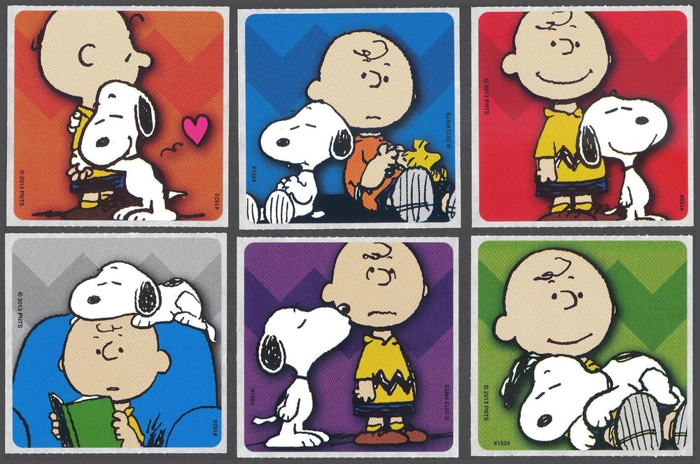 Stickers – Peanuts *Charlie Brown And Snoopy* – Any Occasion CL020