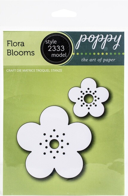 Poppy Stamps Steel Die FLORA BLOOM SET #2333