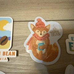 The Human Bean – 6 Stickers Lot coffee drinks Set 1