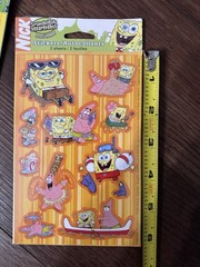 Vintage 2000s SPONGEBOB SQUAREPANTS Sticker Hawaii Luau Summer Cookout Cook Out