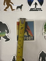 Lot of 10 Assorted Outdoor Bigfoot Sasquatch Yeti Swamp Ape Believe Stickers