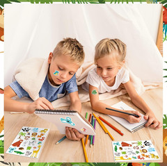 500 Pcs Cute Jungle Animals Stickers for Kids Zoo Safari Animal Stickers for Kid