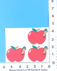 Vintage Eureka Paper Magic Apples Name Tag Sticker Set Of 7