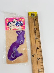 Vintage Super Oilies Liquid Crystal Mermaid Sticker NOS Sealed Color Change