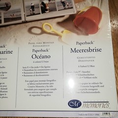 Creative Memories Oceans Breeze Cardstock Photo Mounting Paper Pack NEW 10×12