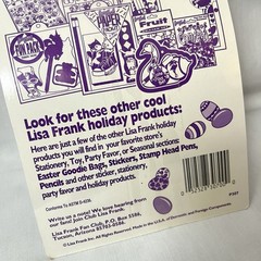 Vintage Lisa Frank Color Your Own Easter Stickers 1990’s Sealed