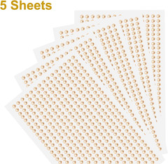 5 Sheet/2250Pcs Rhinestone Adhesive Stickers Self Adhesive Acrylic Gem Sticker 3