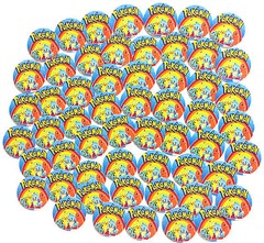 SET of 100- 1″ PRECUT «Pokemon #2» BOTTLE CAP IMAGES. Hairbows, Scrapbooking.