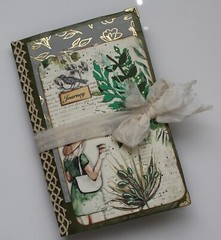 Handmade «Green Garden» Themed Album/Journal
