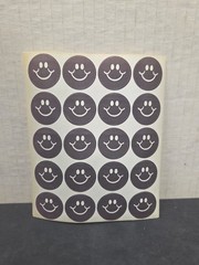 1 Sheet Of Vintage Stickers Eureka Scratch N Sniff Smiles Licorice