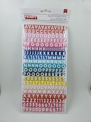 CR2 Paige Evans Thickers Stickers Happy Life Mini Alphabet Foam 494 pcs