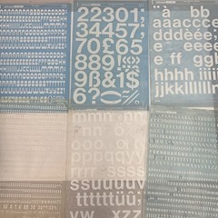 45+ Sheets White Letraset Letters -Zipper Helvetica Times Broadway- Many Fonts