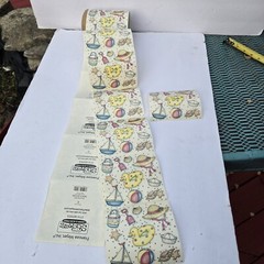 Vintage Sticker Sheet Frances Meyer PARTIAL ROLL 19 SHEETS Beach Bound 4.25×5