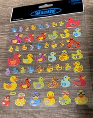 Scrapbooking Crafts Stickers Sticker King Fashionable Ducks Ducklings Sunglasses