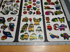 Vintage 1980s Prism Sparkle Unicorn Stickers BJ & More 100+ Lot of 12 Sheets NEW