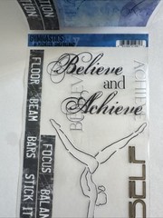 Gymnastics Sticker ROLL NRN Designs Stickers Scrapbook Gymnast, Motivation