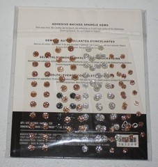 Stampin Up Retired Adhesive-Backed SPARKLE GEMS 244 Pieces
