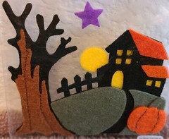 4 Packs Felt Stickers 4 Crafts, School, Parties Ghost, Spider – Halloween #65