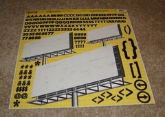 Reminisce 12×12 DieCut Sticker Sheet ~ Road Signs Collection….Highway Signs