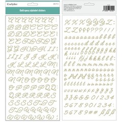 – Alphabet Puffy Stickers in Uppercase and Lowercase, Numbers and Special Cha…