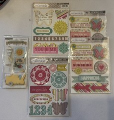 My Mind’s Eye, Collectable by Jen Allyson, decorative stickers, 5 sets! NEW!