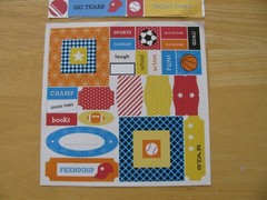 Unbranded SPORTS/SCHOOL Stickers and Die Cuts 2 Sheets 8″ X 8″ NEW