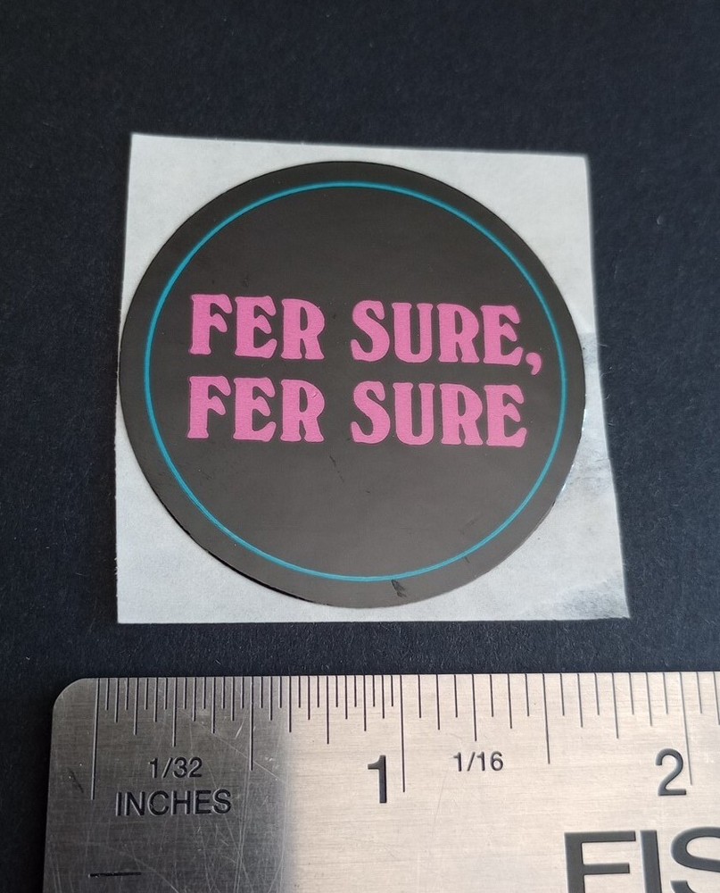Vintage Stickers VALLEY GIRL Humor Sticker Mod VTG 80s VERY GLOSSY