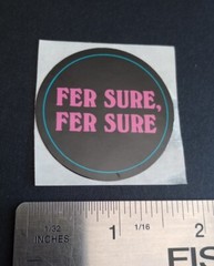 Vintage Stickers VALLEY GIRL Humor Sticker Mod VTG 80s VERY GLOSSY