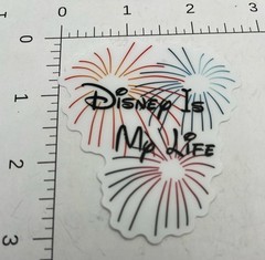 Disney Is My Life Disney Land Disney World 3” Sticker