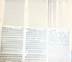 Letraset Letters Numbers Lot Of 85+ Sheets Many Fonts/Sizes + Chartpak Formatt